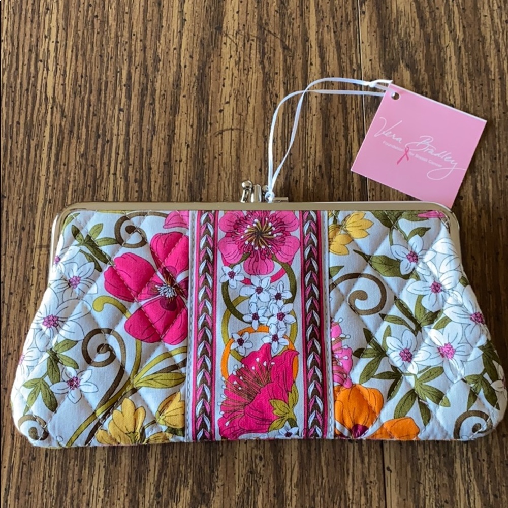Vera Bradley Clutch Wallet in Tea Gardens